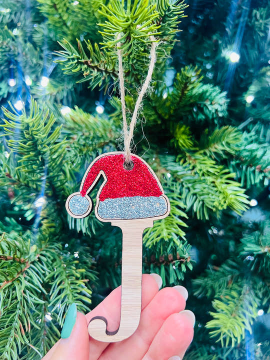 Elf ‘Initial’ Christmas Tree Decoration craft product