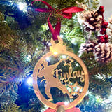 Load image into Gallery viewer, Karate Boy - 'Any Name' Christmas Tree Decoration