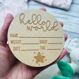 Load image into Gallery viewer, Baby Milestone Discs - Jungle craft product