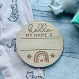 Load image into Gallery viewer, Baby Milestone Discs - Rainbow craft product