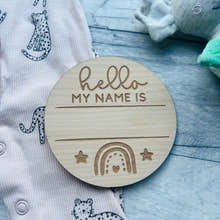 Load image into Gallery viewer, Baby Milestone Discs - Rainbow craft product