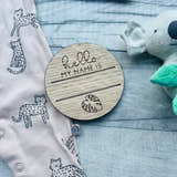 Load image into Gallery viewer, Baby Milestone Discs - Jungle craft product