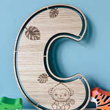 Load image into Gallery viewer, Jungle Themed Wall Letters craft product