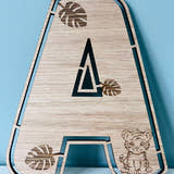 Load image into Gallery viewer, Jungle Themed Wall Letters craft product