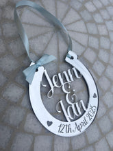 Load image into Gallery viewer, Silver Lucky Wedding Day Horse Shoe
