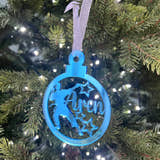 Load image into Gallery viewer, Karate Boy - 'Any Name' Christmas Tree Decoration