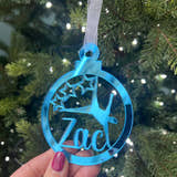 Load image into Gallery viewer, Gymnast - 'Any Name' Christmas Tree Decoration craft product