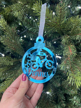 Load image into Gallery viewer, BMX 'Any Name' Christmas Tree Decoration