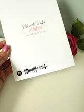 Load image into Gallery viewer, Lyrics Anniversary Card