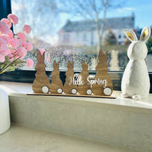 Load image into Gallery viewer, Bunny Family Decoration craft product
