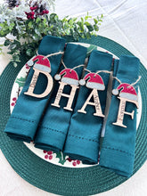 Load image into Gallery viewer, Santa Name Place Table Settings