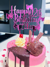 Load image into Gallery viewer, Pink Bow - Cake Topper