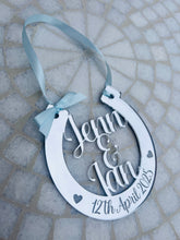 Load image into Gallery viewer, Silver Lucky Wedding Day Horse Shoe