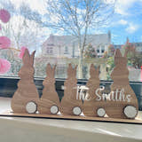 Load image into Gallery viewer, Bunny Family Decoration craft product