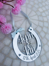 Load image into Gallery viewer, Silver Lucky Wedding Day Horse Shoe