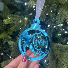 Load image into Gallery viewer, Karate Boy - 'Any Name' Christmas Tree Decoration