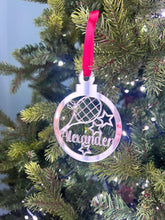 Load image into Gallery viewer, Tennis - 'Any Name' Christmas Tree Decoration