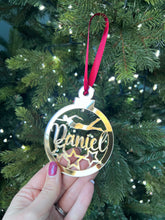 Load image into Gallery viewer, Swimmer - 'Any Name' Christmas Tree Decoration (more colours available)