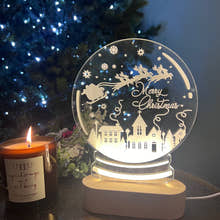 Load image into Gallery viewer, Merry Christmas LED Light up Snowglobe craft product