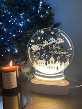 Load image into Gallery viewer, Merry Christmas LED Light up Snowglobe