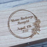 Load image into Gallery viewer, Beautiful Wooden Lasered Baby Memory Box craft product