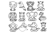 Load image into Gallery viewer, Jungle Themed Wall Letters