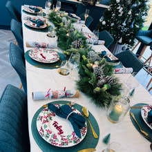 Load image into Gallery viewer, Christmas dinner table example