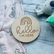 Load image into Gallery viewer, Baby Milestone Discs - Rainbow craft product
