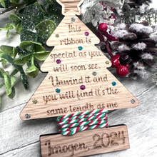 Load image into Gallery viewer, 'My Height' Christmas Tree Decoration craft product