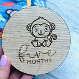 Load image into Gallery viewer, Five Month baby milestone disc