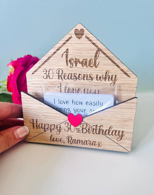 30th Birthday - Reasons why I love you
