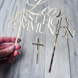 Load image into Gallery viewer, Personalised First Holy Communion Cake Topper