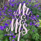 Load image into Gallery viewer, Mr & Mrs Wedding Cake Topper