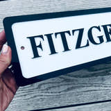 Load image into Gallery viewer, Personalised bar name sign mounted on outdoor wall, perfect for home bar, man cave, or garden pub decor