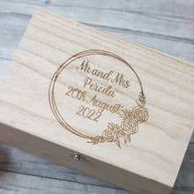 Load image into Gallery viewer, Personalised Wedding Memory Box craft product