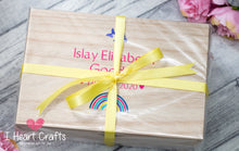 Load image into Gallery viewer, Woodland Hinged Wooden Memory Box