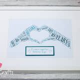 Load image into Gallery viewer, Celebration Word Art Print - Print Only or Framed