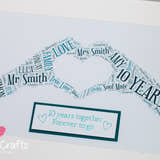 Load image into Gallery viewer, Celebration Word Art Print - Print Only or Framed