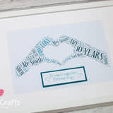 Load image into Gallery viewer, Celebration Word Art Print - Print Only or Framed