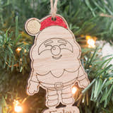 Load image into Gallery viewer, Personalised SANTA Christmas Tree Decoration craft product