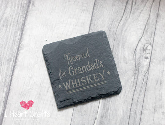 Slate Personalised Coaster - Any Name craft product