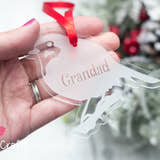 Load image into Gallery viewer, Robin In Memory Personalised Tree Decoration craft product