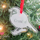 Load image into Gallery viewer, Robin In Memory Personalised Tree Decoration craft product
