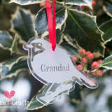 Load image into Gallery viewer, Robin In Memory Personalised Tree Decoration craft product
