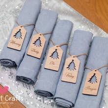 Load image into Gallery viewer, Stag / Reindeer Name Place Table Settings craft product