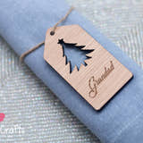 Load image into Gallery viewer, Christmas Tree Name Place Table Settings craft product