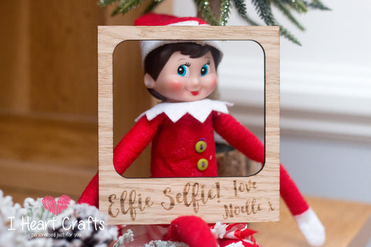 Elf on the Shelf Selfie Frame - Personalised