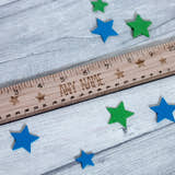 Load image into Gallery viewer, Personalised Oak Ruler craft product