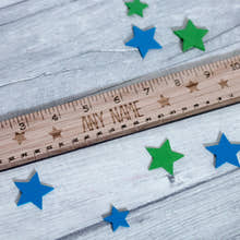 Load image into Gallery viewer, Personalised Oak Ruler craft product