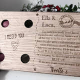Load image into Gallery viewer, Personalised Elf arrival postcard craft product